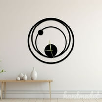 Handmadetneonsign Rustic Wall Clock Unique, Year Date Round Wall Clock, Text Oversize Wall Clock 55876