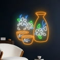 thumbnail image 1 of Handmadetneonsign Sake Wine Bottle Neon Sign, Sake Wine Wall Art Decor, Japenese Wine Wall Decor, 1 of 5