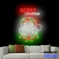 thumbnail image 1 of Handmadetneonsign Santa Neon Sign, Santa Claus Led Sign, Merry Christmas Home Wall Decor, Xmas Gift 74472, 1 of 5