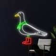 thumbnail image 1 of Handmadetneonsign Seagull Bird Boots Neon Sign, Seagull Bird Cowboy LED Light, Seagull Bird Neon, 1 of 5