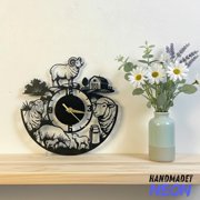 Handmadetneonsign Sheep Metal Wall Clock, Sheep Farm Decor, Farmer Gift