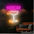 thumbnail image 1 of Handmadetneonsign Sidecar Cocktail Neon Sign, Cocktail Neon Sign, Liquor Wall Art Decor, Bar Wall Decor 51447, 1 of 5