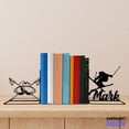 thumbnail image 1 of Handmadetneonsign Skiing Man Metal Bookends, Skiing Man Name Bookend, Skiing Table Bookshelf Decor 045021, 1 of 4