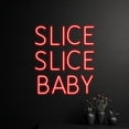 thumbnail image 1 of Handmadetneonsign Slice Slice Baby Neon Sign, Pizza Led Light, Slice Slice Baby Led Sign, Pizza Neon Light, Wall Décor, 1 of 5