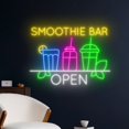 thumbnail image 1 of Handmadetneonsign Smoothie Bar Open Neon Sign, Smoothie Fruit Wall Art Decor, Drink Store Wall Decor, 1 of 5