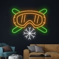 thumbnail image 1 of Handmadetneonsign Snowboard Neon Sign, Snowboarding Led Sign, Snowboarder Led Light Snowboard, 1 of 5