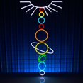 thumbnail image 1 of Handmadetneonsign Solar System Neon Sign, Solar System Planets Space Wall Art Decor, Planet Wall Decor, 1 of 5
