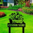 thumbnail image 1 of Handmadetneonsign Squirrel Metal With Stake, Squirrel Metal Name Sign Stake, Animal Metal Stake Decor, 1 of 5