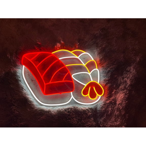 Handmadetneonsign Sushi Neon Sign, Sushi Led Sign, Sushi Led Light
