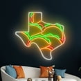 thumbnail image 1 of Handmadetneonsign Tacos Texas Map Neon Sign, Taco Neon Light, Tacos Led Light, Tacos Led Sign, 1 of 5