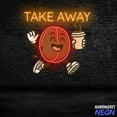 thumbnail image 1 of Handmadetneonsign Take Away Coffee Neon Sign, LED Wall Light for Coffee Shop, Neon Sign for Cafe Decor 133970, 1 of 5