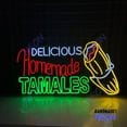 thumbnail image 1 of Handmadetneonsign Tamales Neon Sign, Mexican Tamales Led Sign, Tamales Food Wall Art Decor 95165, 1 of 5