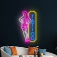 thumbnail image 1 of Handmadetneonsign Tattoo Girl Neon Sign, Tattoo LED Light, Tattoo Spa Led Sign, Ink Studio Neon, 1 of 5