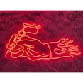 thumbnail image 1 of Handmadetneonsign Tattoo Wall Art, Tattoo Salon Wall Decor, Tattoo Artist Ink Studio Wall Decor, 1 of 4