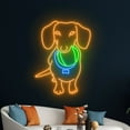 thumbnail image 1 of Handmadetneonsign Tennis Ball Dachshund Neon Sign, Dachshund Tennis Led Sign, Tennis Ball Fan Club, 1 of 5
