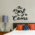 thumbnail image 1 of Handmadetneonsign The Best is Yet Words Metal Wall Art Light, Letters Quote Sayings Metal Sign Wall Decor, Home Metal Decor, 1 of 5