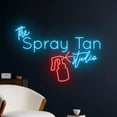 thumbnail image 1 of Handmadetneonsign The Spray Tan Studio Led Sign, Spray Tan Neon Light, Spray Tanning Neon Sign, 1 of 4