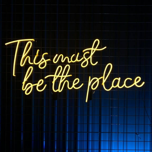 Handmadetneonsign This Must Be The Place Neon Sign, This Must Be The Place LED Light, Custom Name