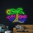 thumbnail image 1 of Handmadetneonsign Tiki Bar Neon Sign, Tiki Bar Palm Tree Neon Art Decor,Bar Pub Home Wall Decor, 1 of 5
