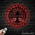 thumbnail image 1 of Handmadetneonsign Tree Of Life Metal Wall Art Light, Animal Metal Sign Wall Decor, Home Metal Decor 58061, 1 of 5