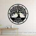 thumbnail image 1 of Handmadetneonsign Tree Of Life Wall Clock Unique, Year Date Round Wall Clock, Text Oversize Wall Clock 55768, 1 of 5