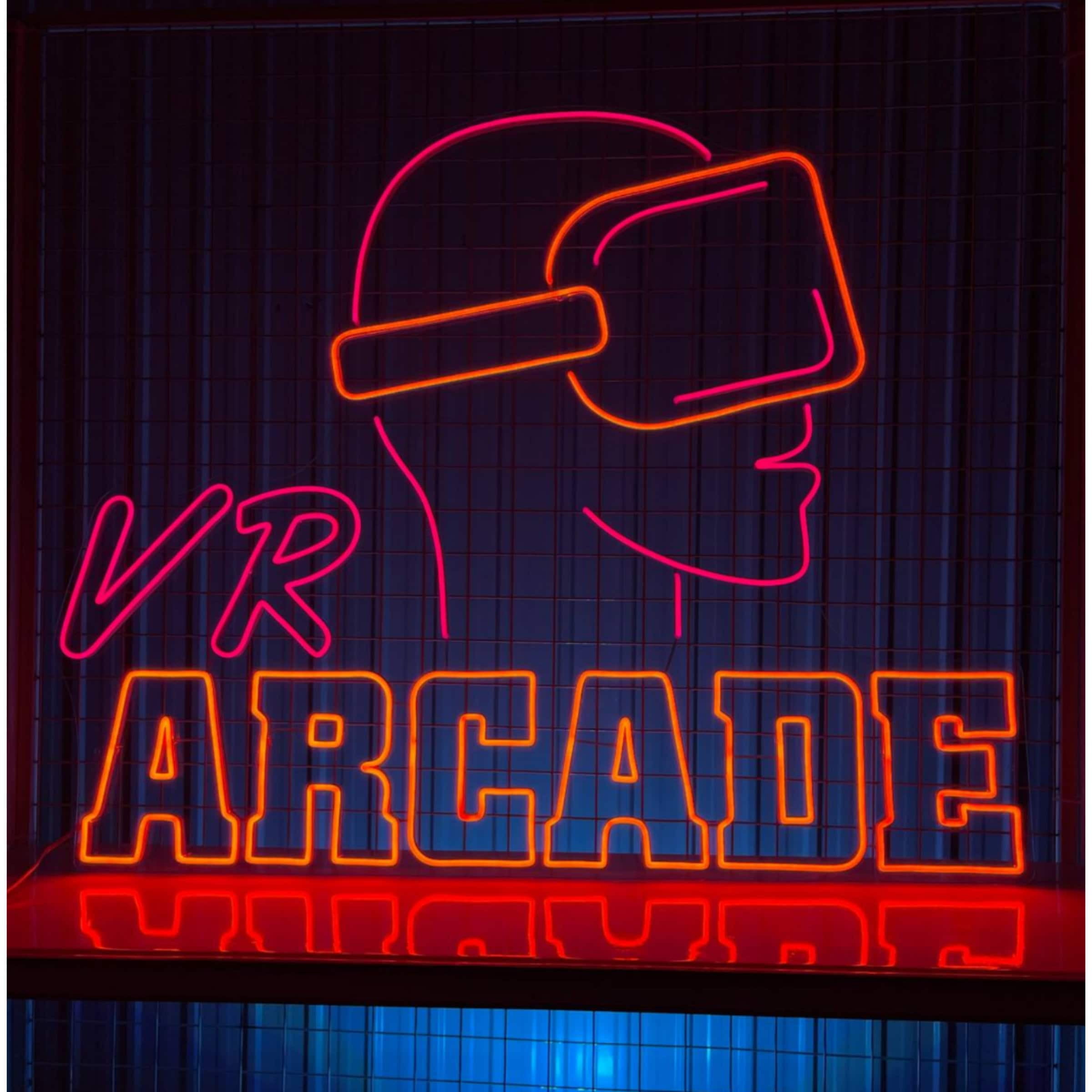 Handmadetneonsign VR Arcade Led Sign, VR Arcade Neon Light, VR Arcade ...