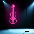 thumbnail image 1 of Handmadetneonsign Violin Neon Sign - Music Studio Decor - Neon Bar Sign - Wall Decor - Shop Décor, 1 of 5