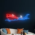 thumbnail image 1 of Handmadetneonsign WaterSkiing Neon Sign, WaterSkiing Led Sign, WaterSkiing Man Sign, Water Sport, 1 of 5
