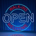 thumbnail image 1 of Handmadetneonsign Welcome Open Neon Sign, Open Lights Wall Art Decor, Open Store Led Sign, Bar Pub Wall Decor, 1 of 5