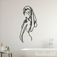 thumbnail image 1 of Handmadetneonsign Woman Bathroom Metal Wall Art Light, Girl Line Art Metal Sign Wall Decor, Bathroom Metal Decor, 1 of 5