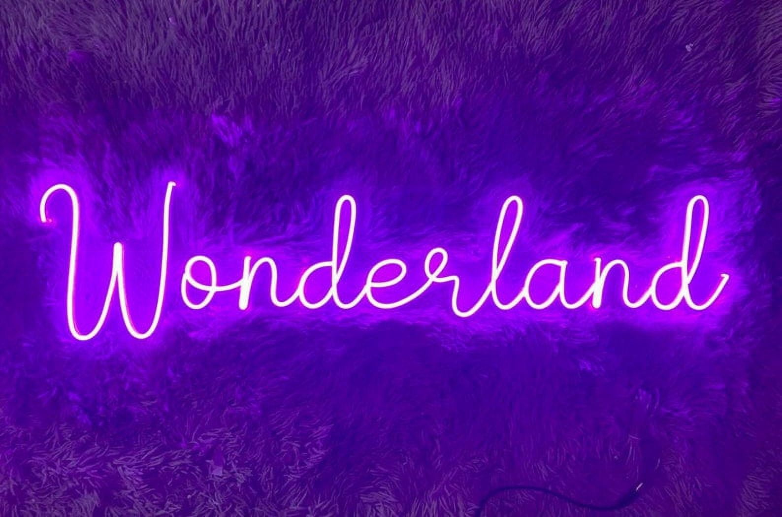 Handmadetneonsign Wonderland Led Sign, Wonderland Led Sign, Wall Decor ...