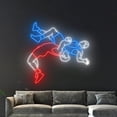 thumbnail image 1 of Handmadetneonsign Wrestling Neon Sign, Wrestling Led Sign, Wrestling Light, Wrestling Neon Light, 1 of 4