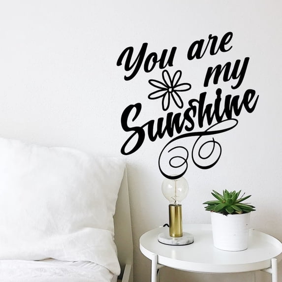Handmadetneonsign You Are My ShunShine Words Metal Wall Art Light, Quote Metal Sign Wall Decor, Quote Metal Decor
