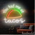 thumbnail image 1 of Handmadetneonsign You Had Me At Tacos Neon Sign, Tacos Store Wall Art Decor, Tacos Food Shop Wall Decor 51922, 1 of 5