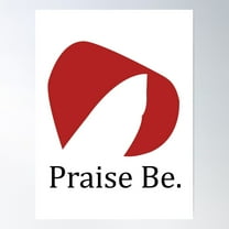 Handmaids Tale Praise Be Red Poster Wall Art, Modern Wall Decor For Living Room Bedroom, 8x12 UNFRAMED