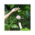 thumbnail image 1 of Handpaint Sakura Glass Wind Chimes Wind Bells Home Garden Office Hanging Decorations, 1 of 8