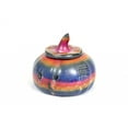 thumbnail image 1 of Handpainted Soapstone Sugar Pot Blue Moon, 1 of 1