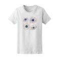 thumbnail image 1 of Handpainted Watercolor Flowers Tee Women's -Image by Shutterstock, 1 of 2