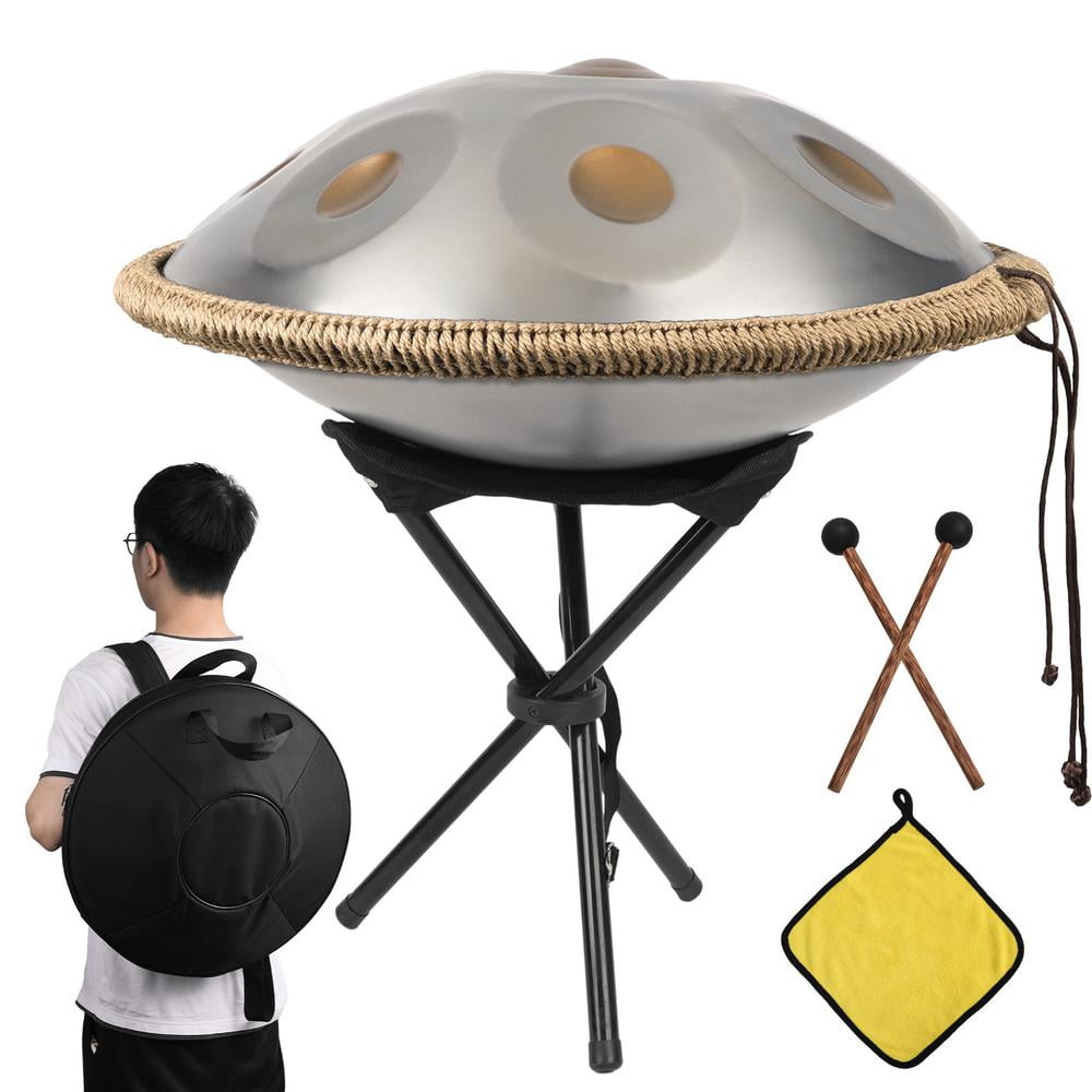 Handpan Drum Instrument, 18 Inches 9 Notes G Minor Percussion ...