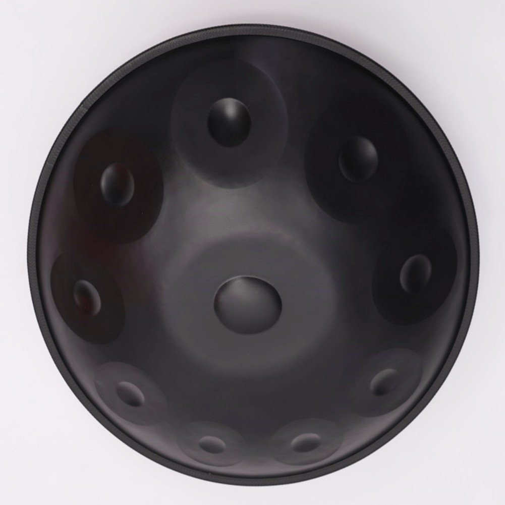 BIILOYY Handpan Drum 22 Zoll – 10 Töne, D-Moll Stimmung, 440 Hz (Gold)