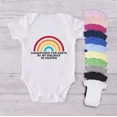 thumbnail image 1 of Handpicked For Earth By My Siblings In Heaven Baby Bodysuit Babygrow Vest Mum Cute Baby Onesie, BABY BODYSUIT LAT 4424, 1 of 3