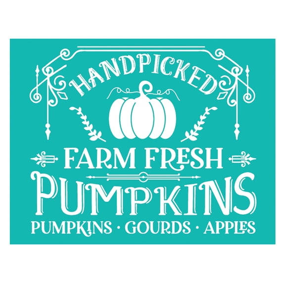Handpicked Pumpkin Screen Printing Stencils Reusable Silk Screen Stencil Silkscreen Pattern Stencil Painting on-Clay