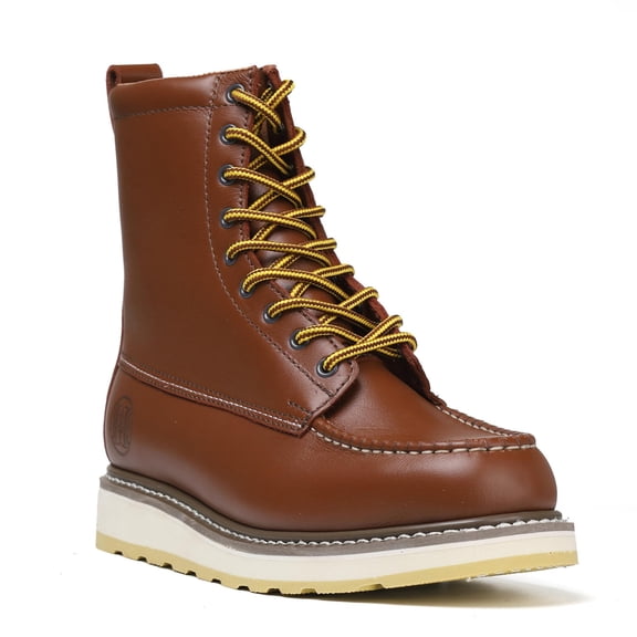 Handpoint Waterproof Oil Resistant Soft Toe Work Boots for Men 8 inch Classic Stylish Mens Work Boots H86994EE Size 7