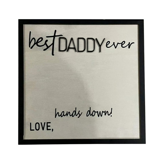 Handprint Signs Creative Desktop Decoration Ornament Home Decor Craft