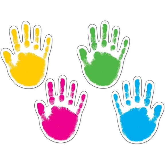 Handprints Cut-Outs by Carson-Dellosa