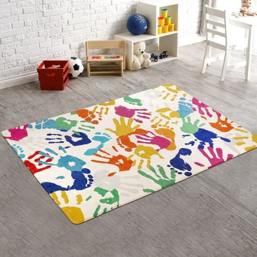 Aircraft Runway Traffic System Playmat Rugs - Kids Carpet With Rubber ...