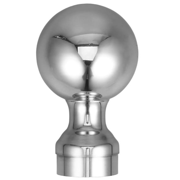 Handrail Ball Flagpole Topper Stainless Steel Decorative Finial for Stairs Fence Post Office Garden Banister