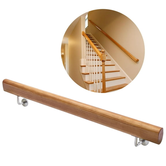 Handrail For Steps Stair Railing Hand Rail Wall-mounted Indoor Rail Home 3.3FT Ladder Grab Bar