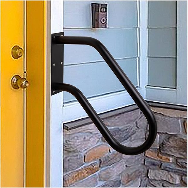 Handrail for Outdoor Steps 18.5' Safety Grab Bar for Stairs 304SS Wall