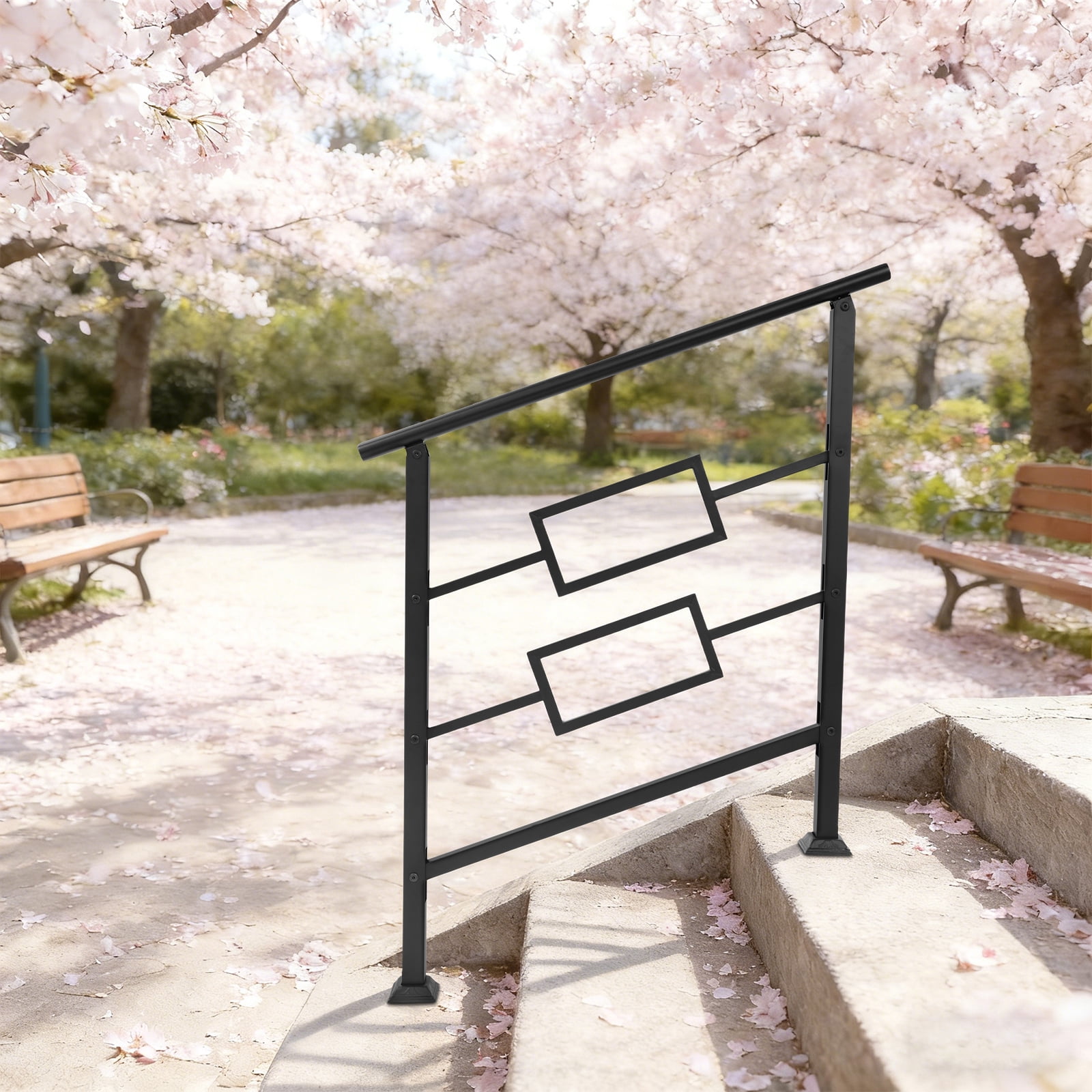 Handrails for Outdoor Steps, Outdoor Stair Railing, Metal Stair ...